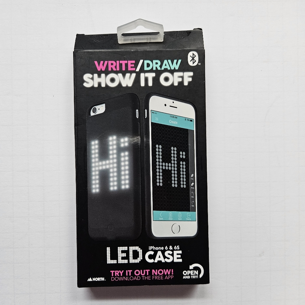 LED display phone case